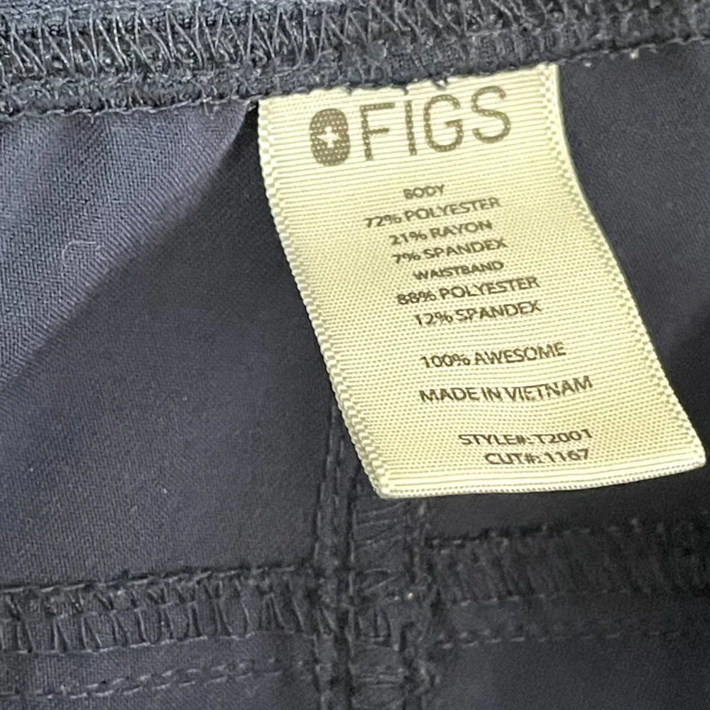 Figs Technical Collection Axim Cargo Pants Mens XL Blue Medical Scrub Nurse